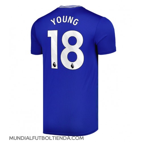 Camiseta Everton Ashley Young #18 Primera Equipación Replica 2024-25 mangas cortas